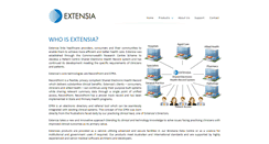 Desktop Screenshot of extensia.com.au