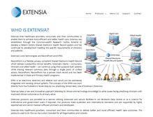 Tablet Screenshot of extensia.com.au